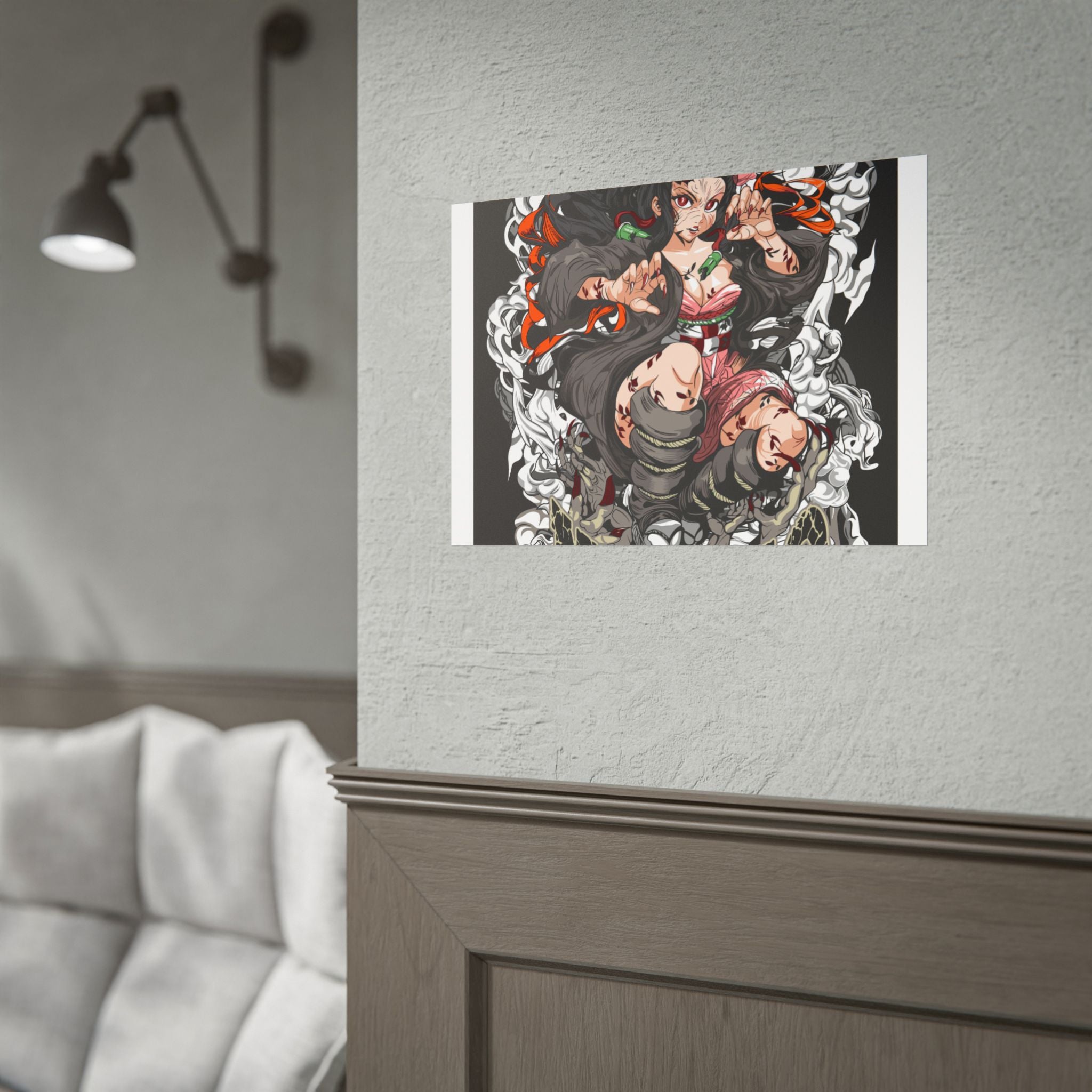 Nezuko Demon Girl Anime Poster — Rolled Collectible Wall Art