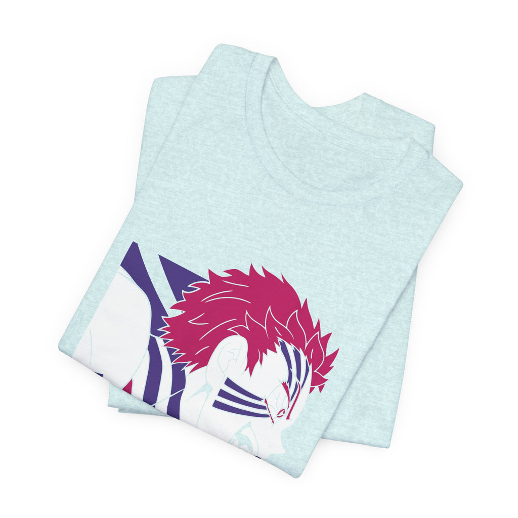 Anime Tiger Face T‑Shirt — Stylized Red & Purple Graphic Tee