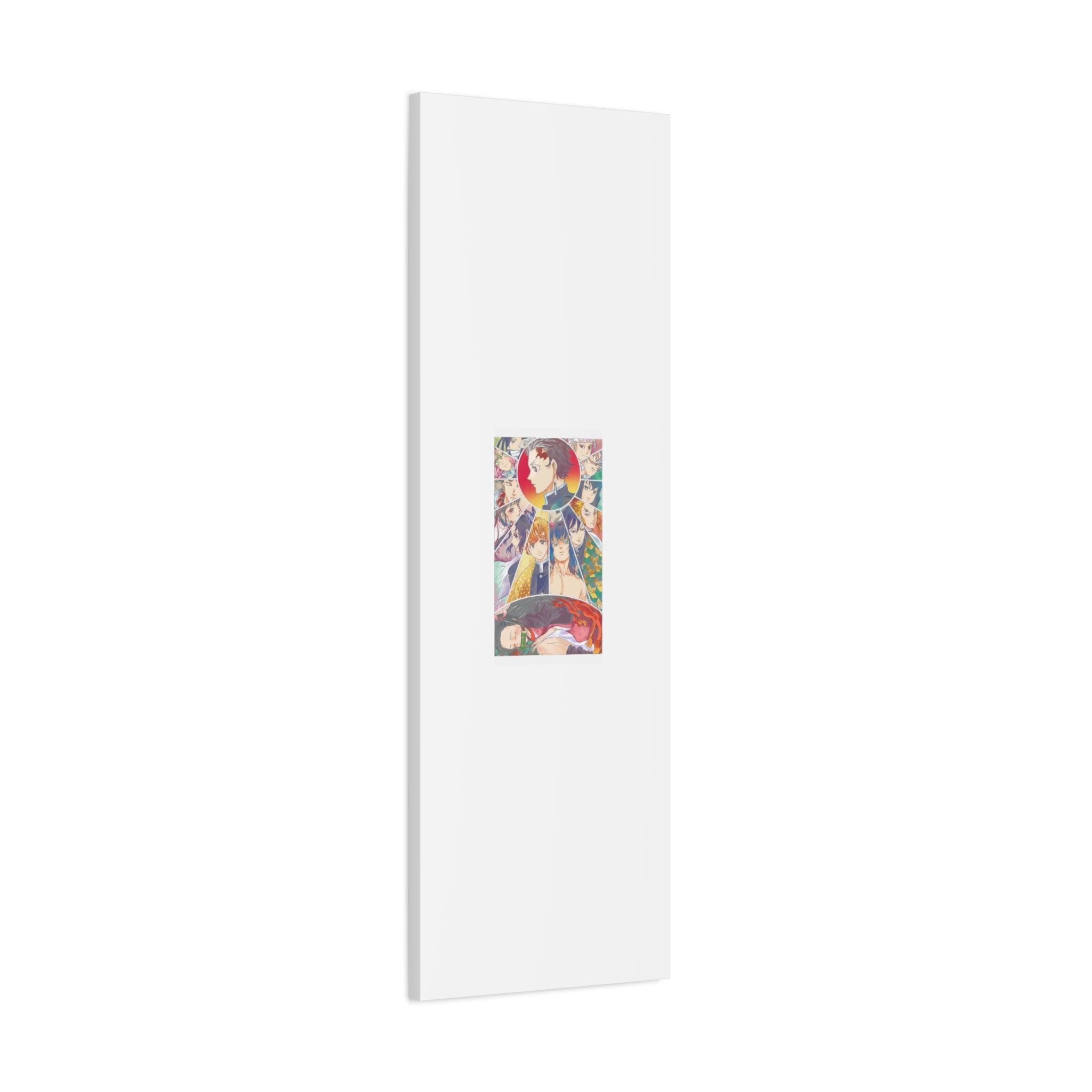 Anime Character Collage Matte Canvas Print - Stretched Wall Art