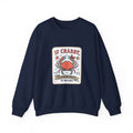 If Crabby Crewneck Sweatshirt | Crab Mood Humor, Coastal Summer Style