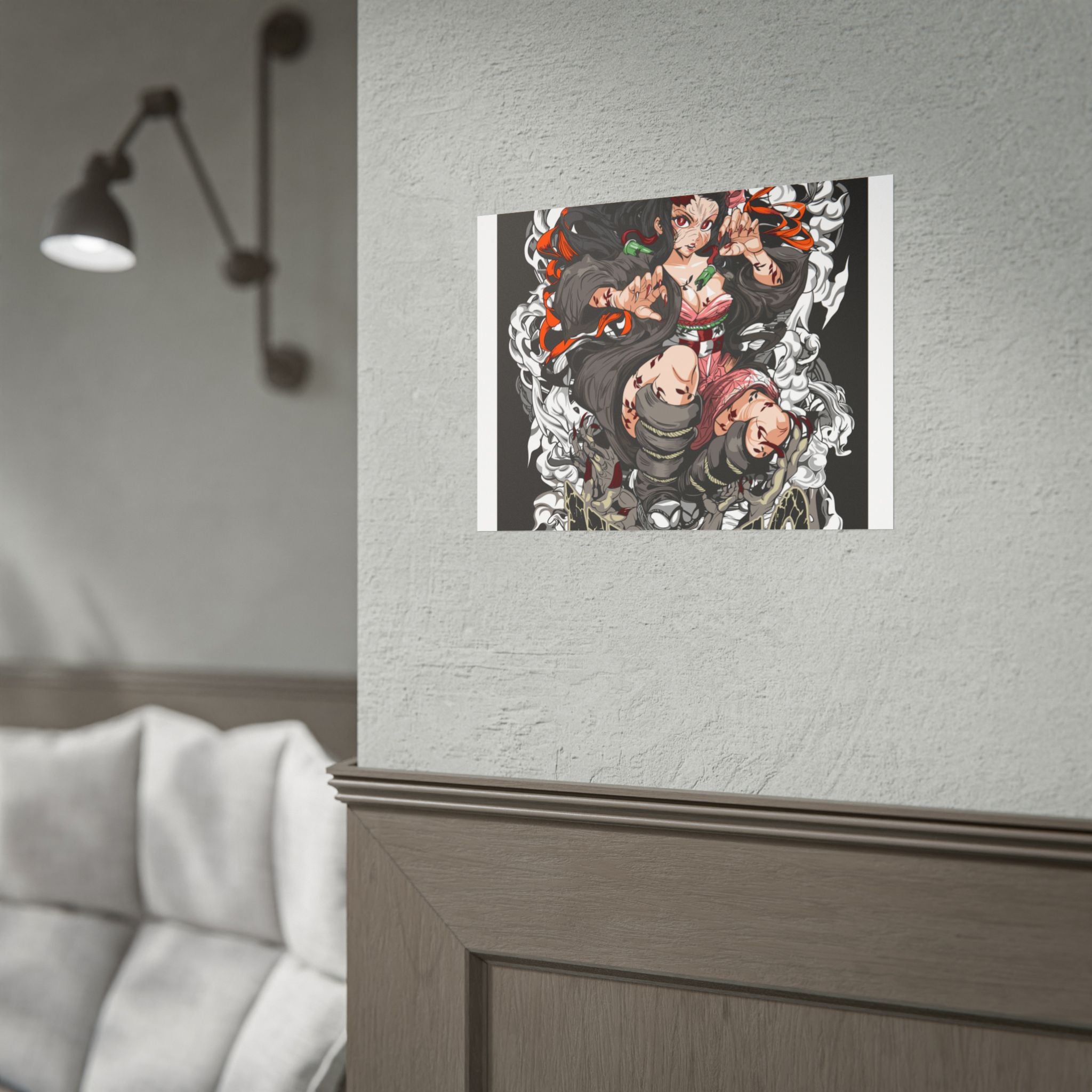Nezuko Demon Girl Anime Poster — Rolled Collectible Wall Art