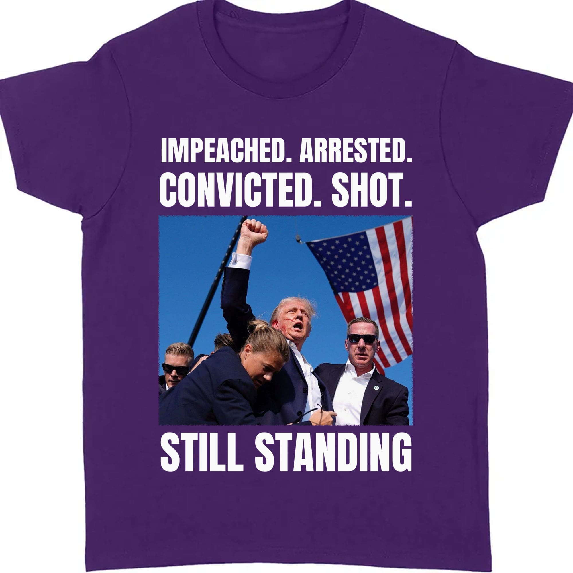 Trump Still Standing | Trump Fight 2024 Shirt Pennsylvania Rally | Donald Trump Shirt Dark T1160 - GOP