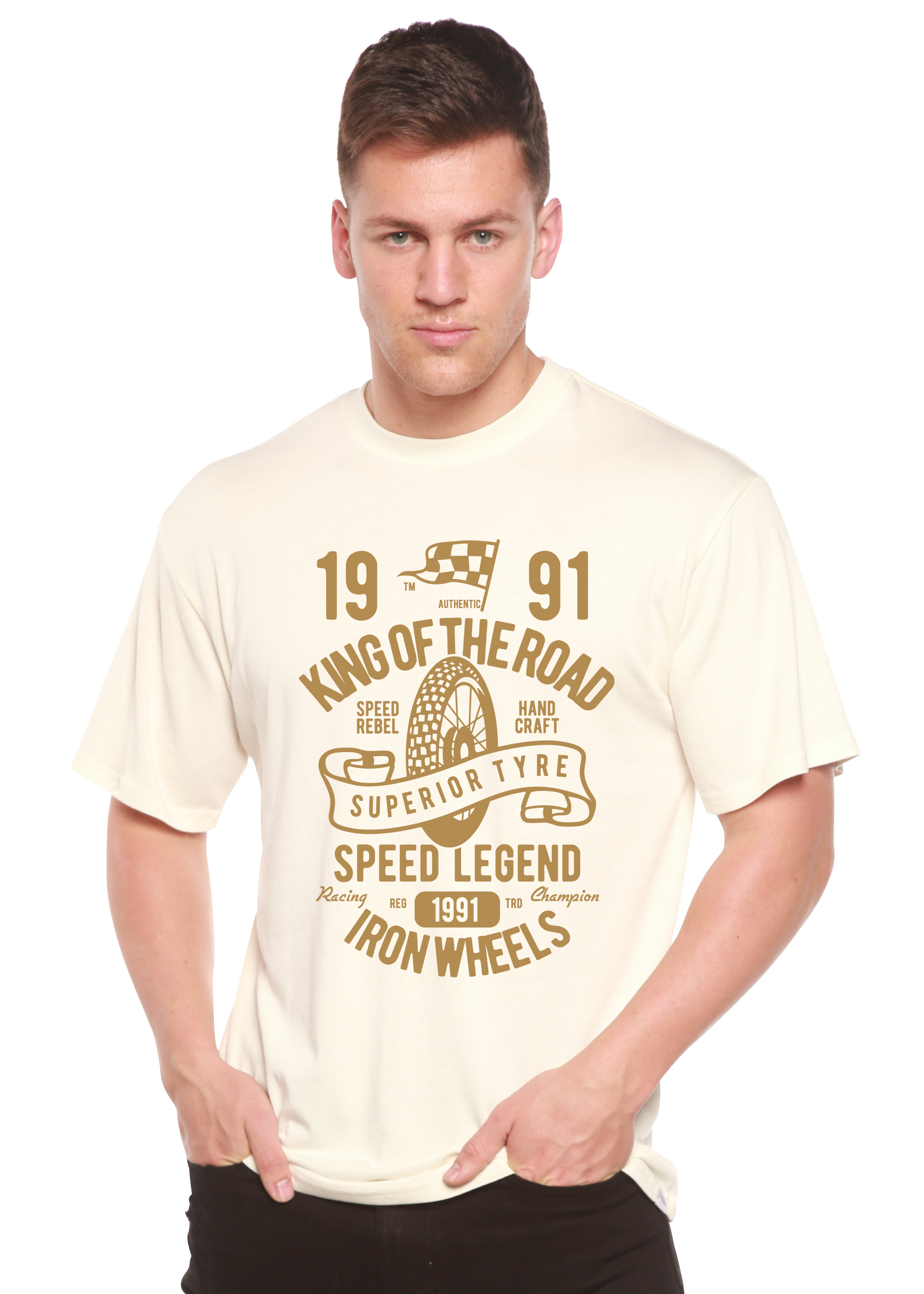 Superior Type Spun Bamboo® Men's Bamboo Viscose/Organic Cotton Short Sleeve Graphic T-Shirt