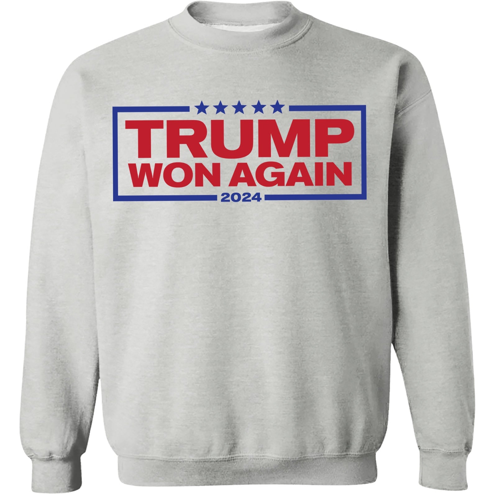 Trump Won Again 2024 Patriotic, MAGA, Republican President Trump Shirt Bright T1701 - GOP