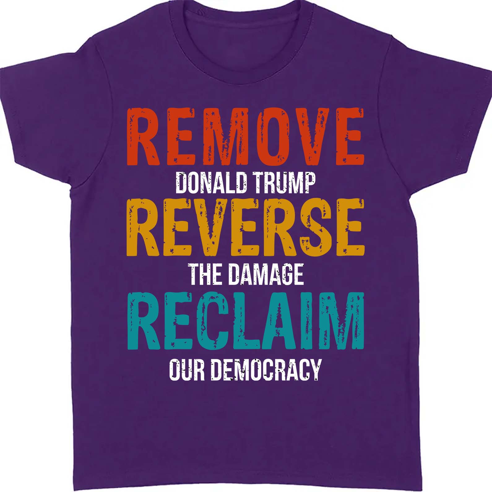 Remove Reverse Reclaim Shirt – 8647 Anti Trump Political Tee, Pro-Democracy Bernie Sanders Activist Shirt, Resist MAGA Dark Shirt 682223