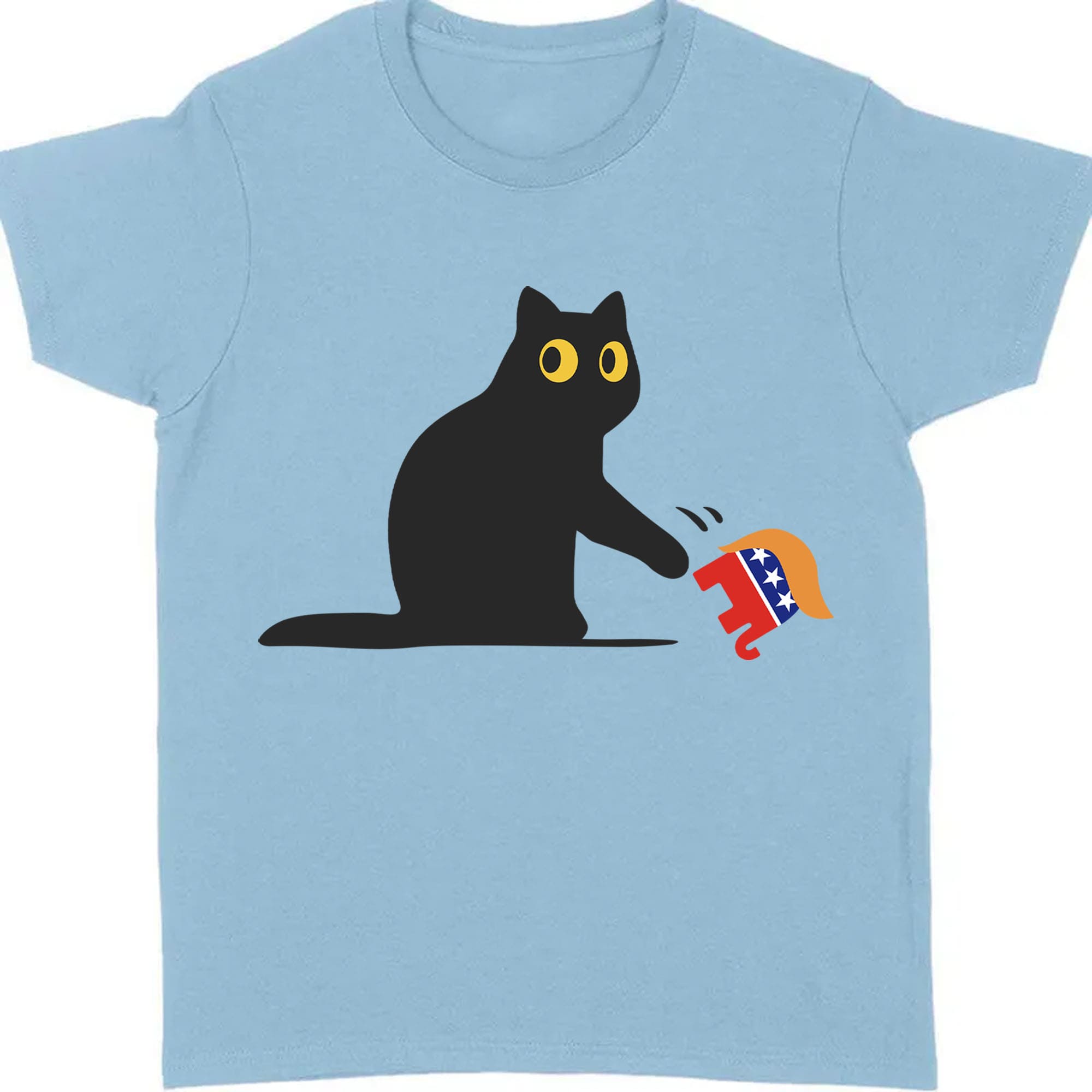 Kamala Harris 2024 Victory Shirt | Black Cat vs. Republican Elephant | Democrat Shirt Bright T1407 - KH2