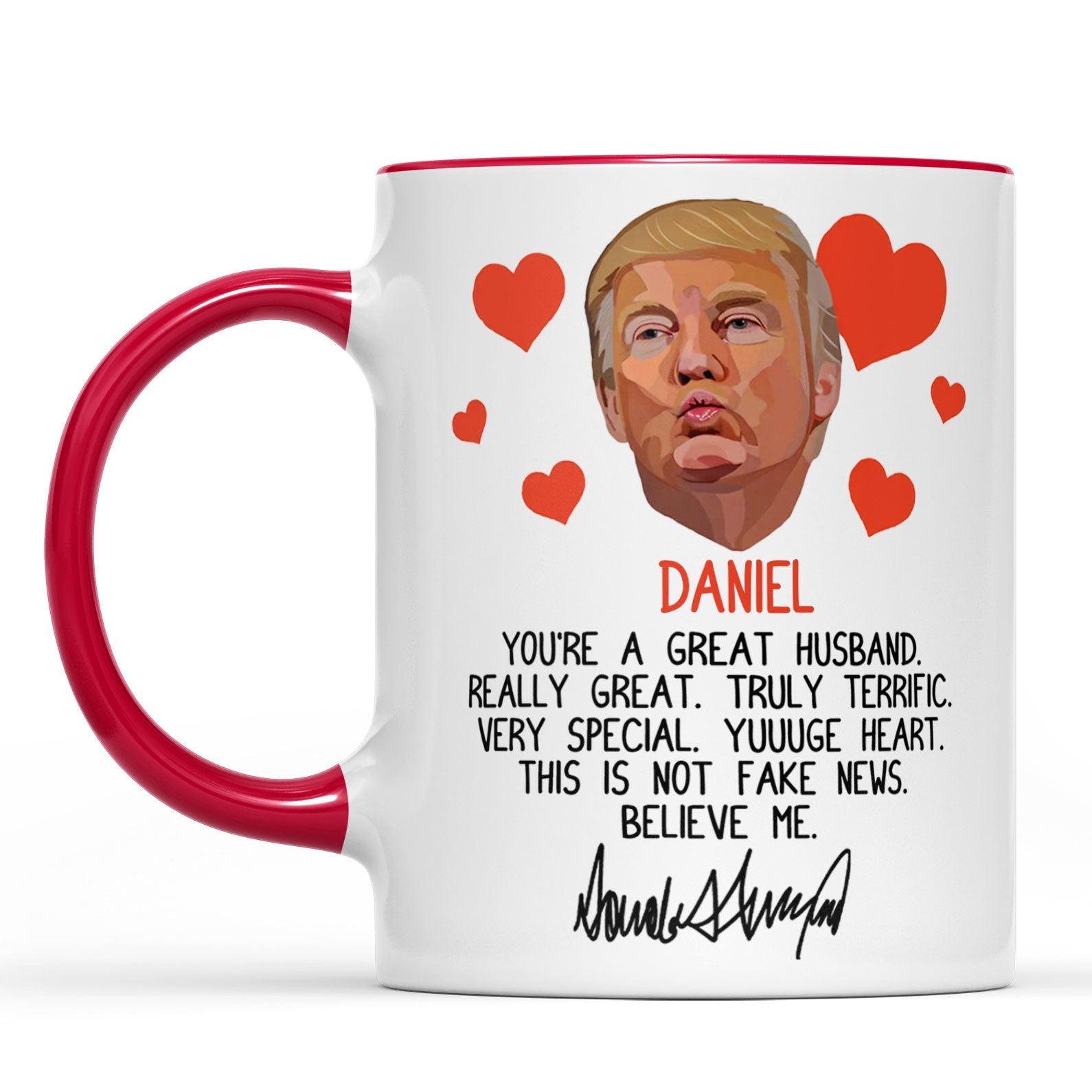 You're Great Husband Really Great, Funny Trump Coffee Mug, Valentine Gifts For Husband Boyfriend Wife Girlfriend 681810 - GOP
