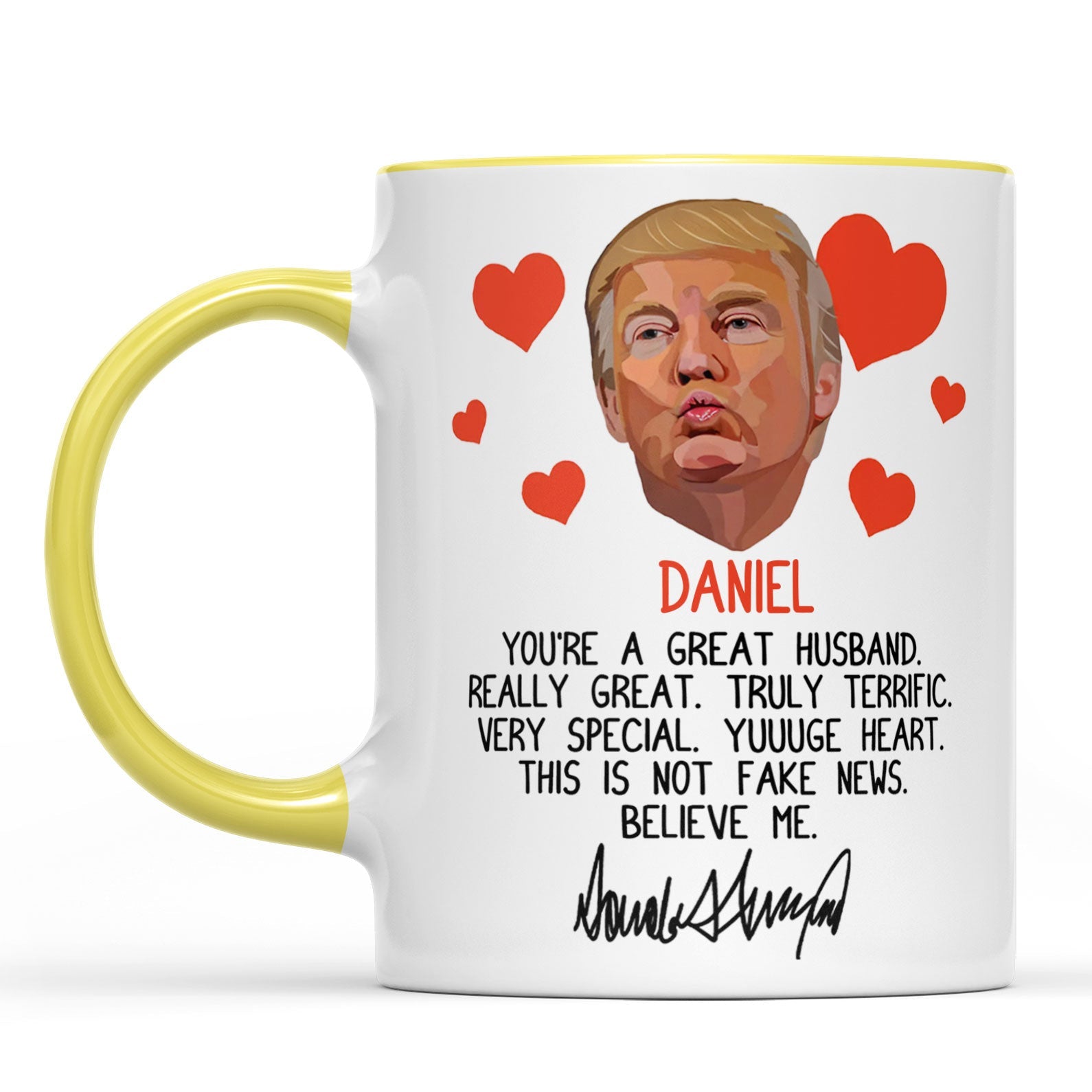 You're Great Husband Really Great, Funny Trump Coffee Mug, Valentine Gifts For Husband Boyfriend Wife Girlfriend 681810 - GOP