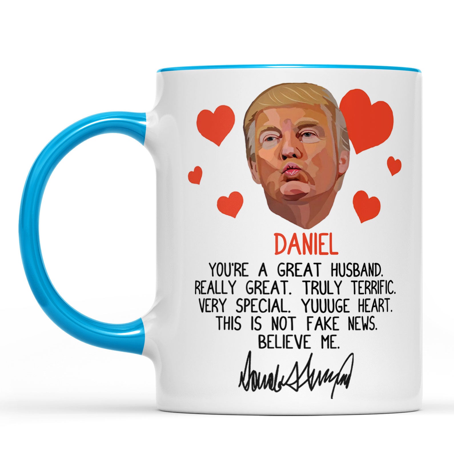 You're Great Husband Really Great, Funny Trump Coffee Mug, Valentine Gifts For Husband Boyfriend Wife Girlfriend 681810 - GOP
