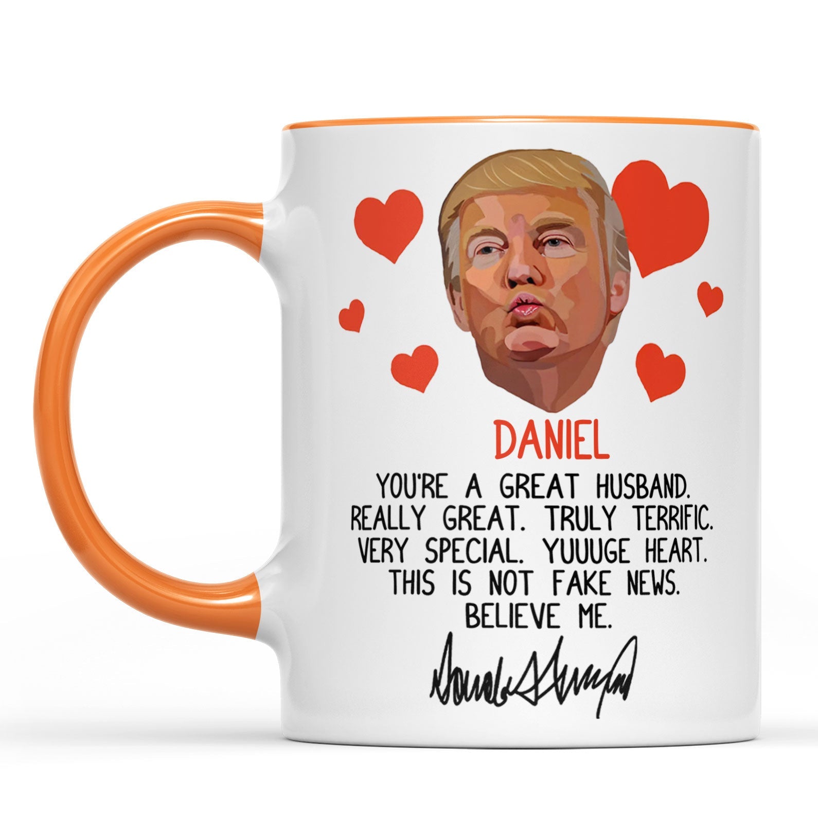 You're Great Husband Really Great, Funny Trump Coffee Mug, Valentine Gifts For Husband Boyfriend Wife Girlfriend 681810 - GOP