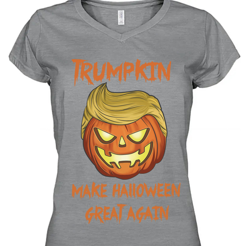 Make Halloween Great Again | Halloween Trumpkin Shirt | Republican Halloween Bright Shirt T1227 - GOP
