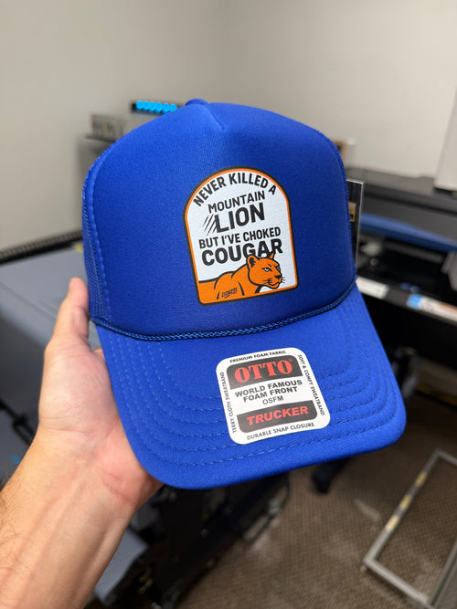 Choked a Cougar Trucker Hat