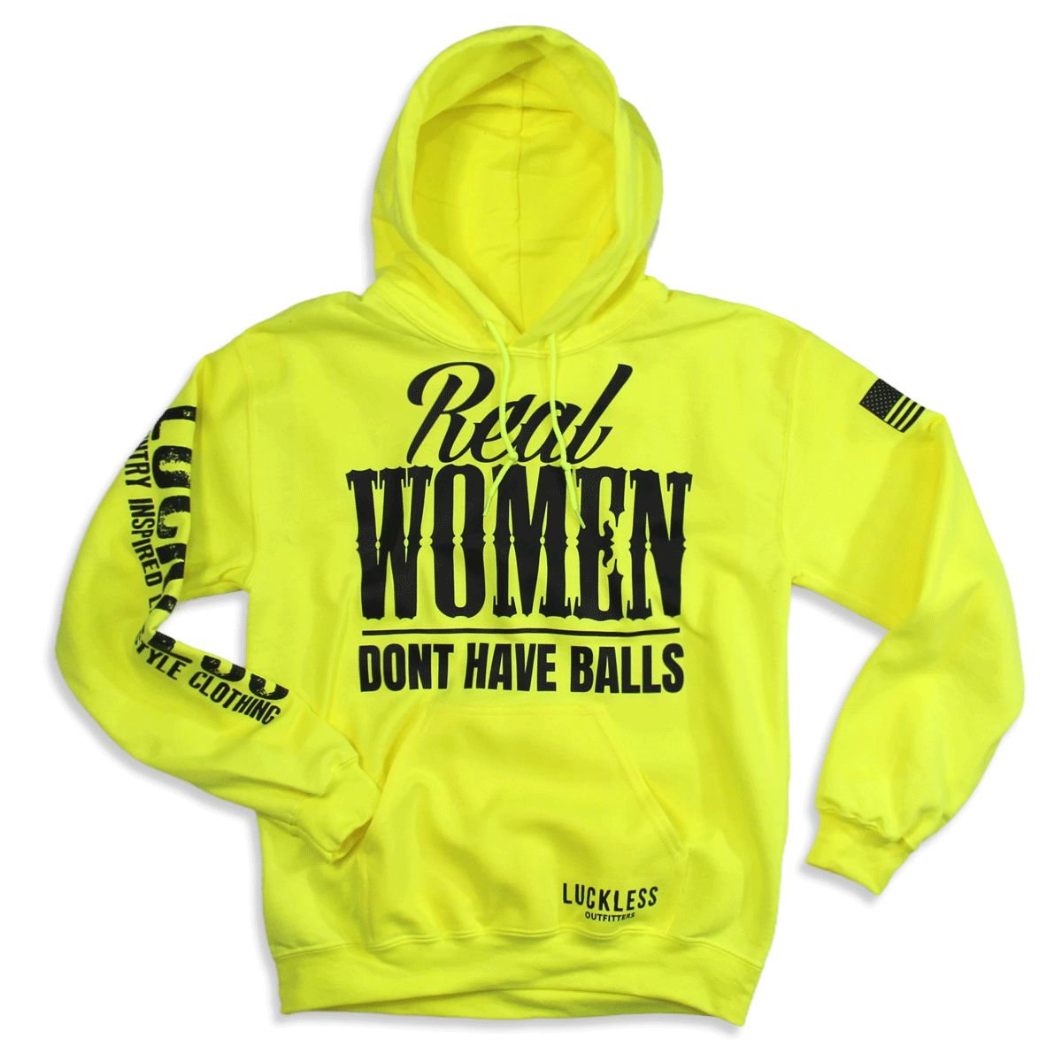 Real Women Don't Have Balls Hoodie