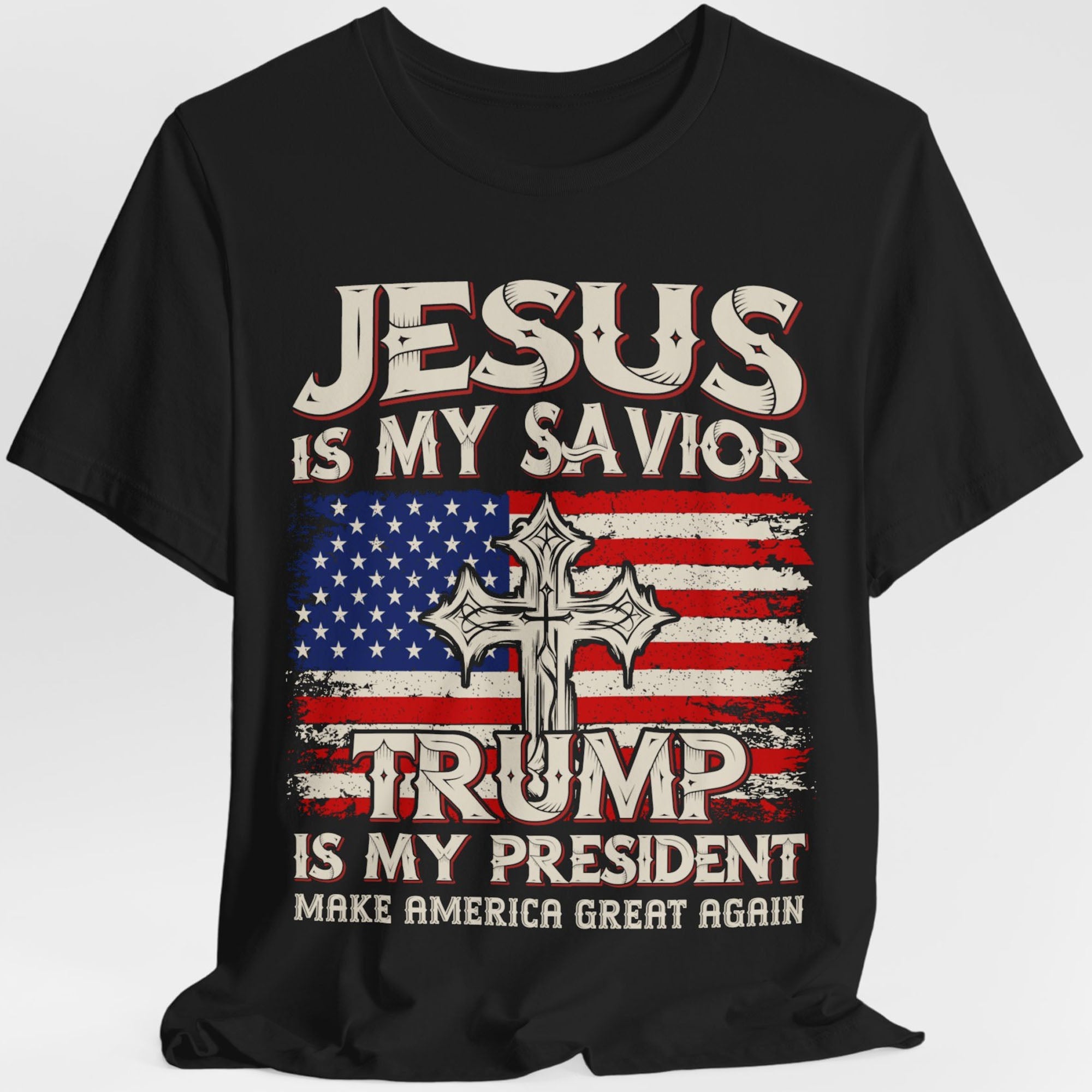 Jesus Is My Savior Trump Is My President | Donald Trump Fan Tees | Personalized Custom Trump Shirt C977 - GOP