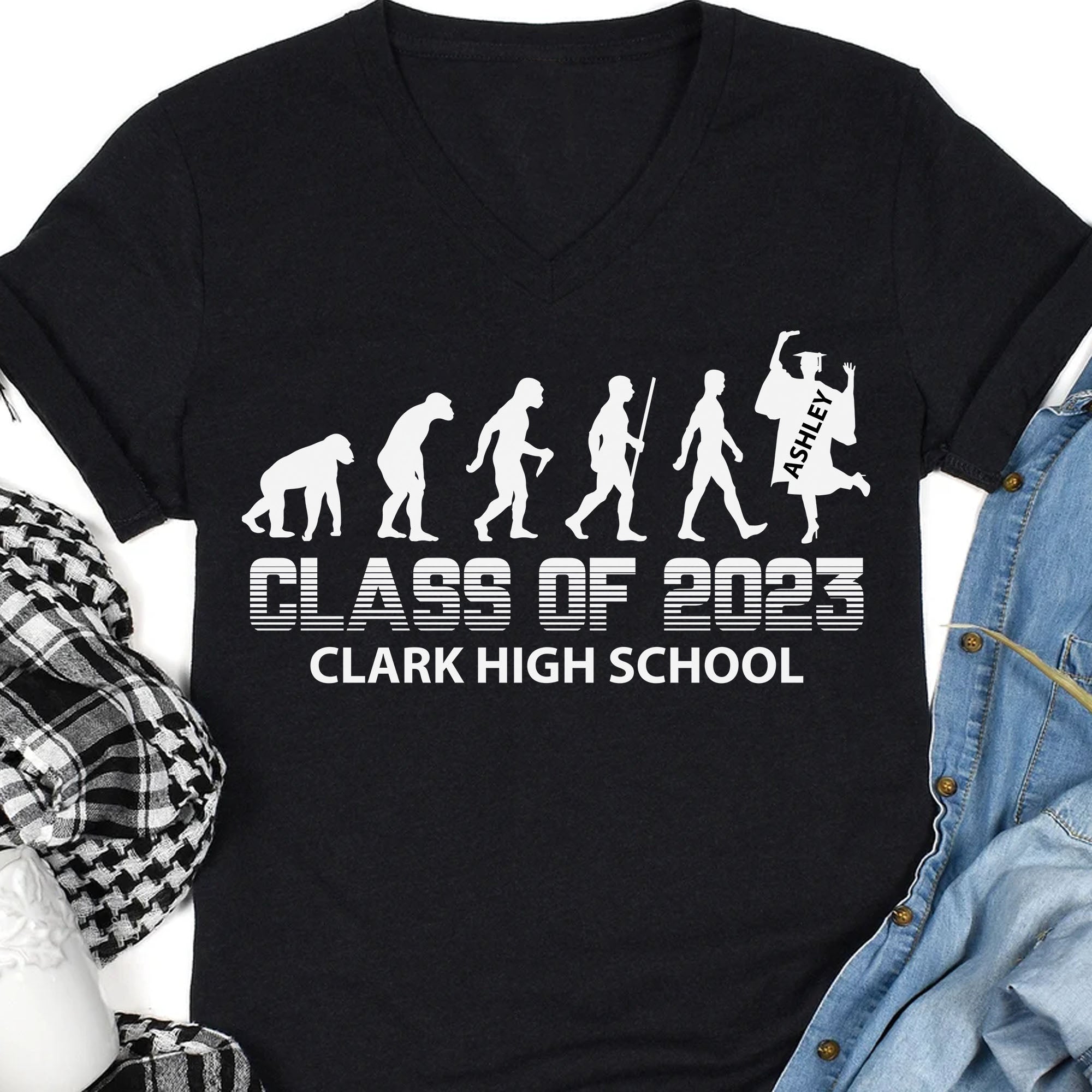 Class Of 2024 Personalized Custom Graduation Shirt C641