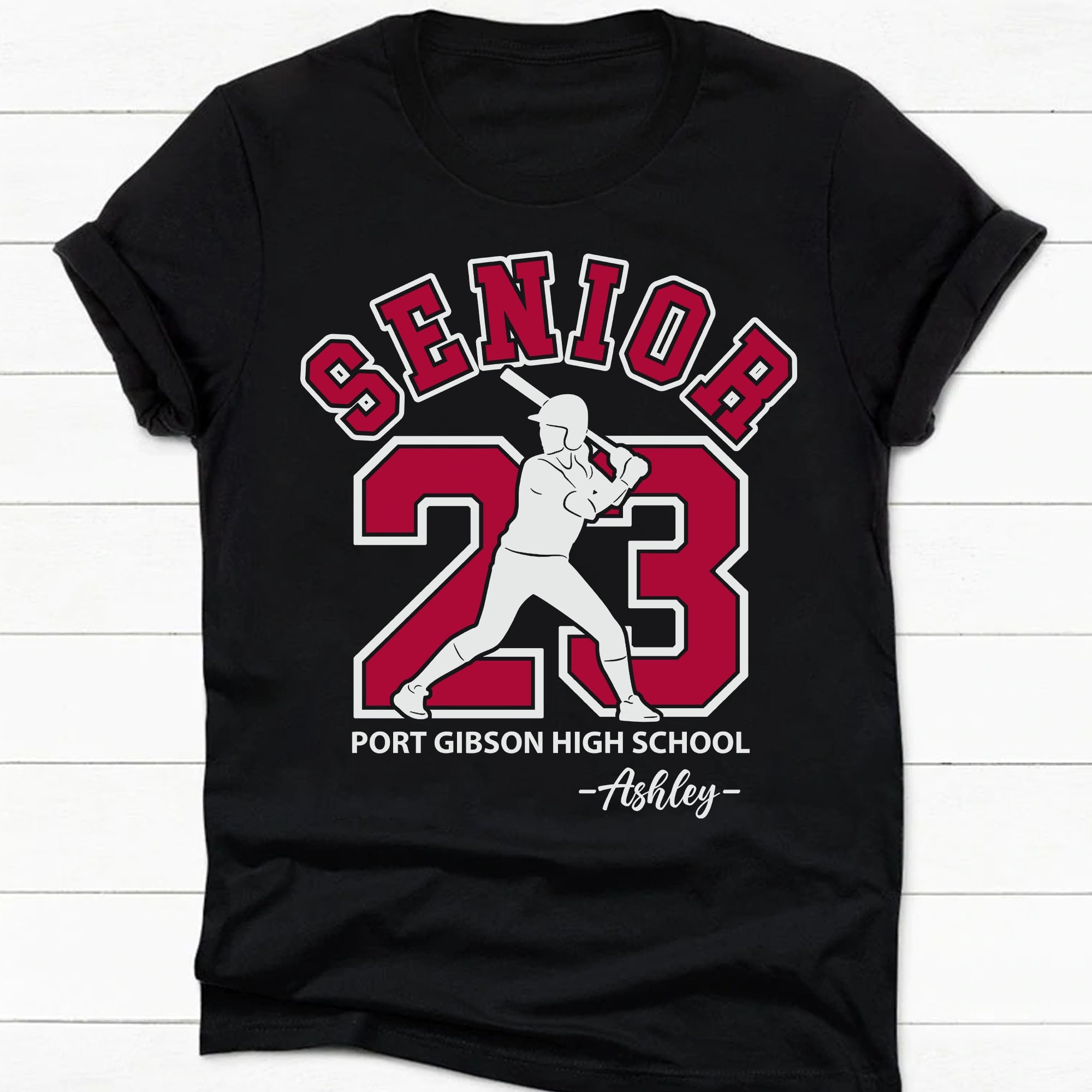 Baseball Softball Senior 2024 Personalized Custom Graduation Shirt C633