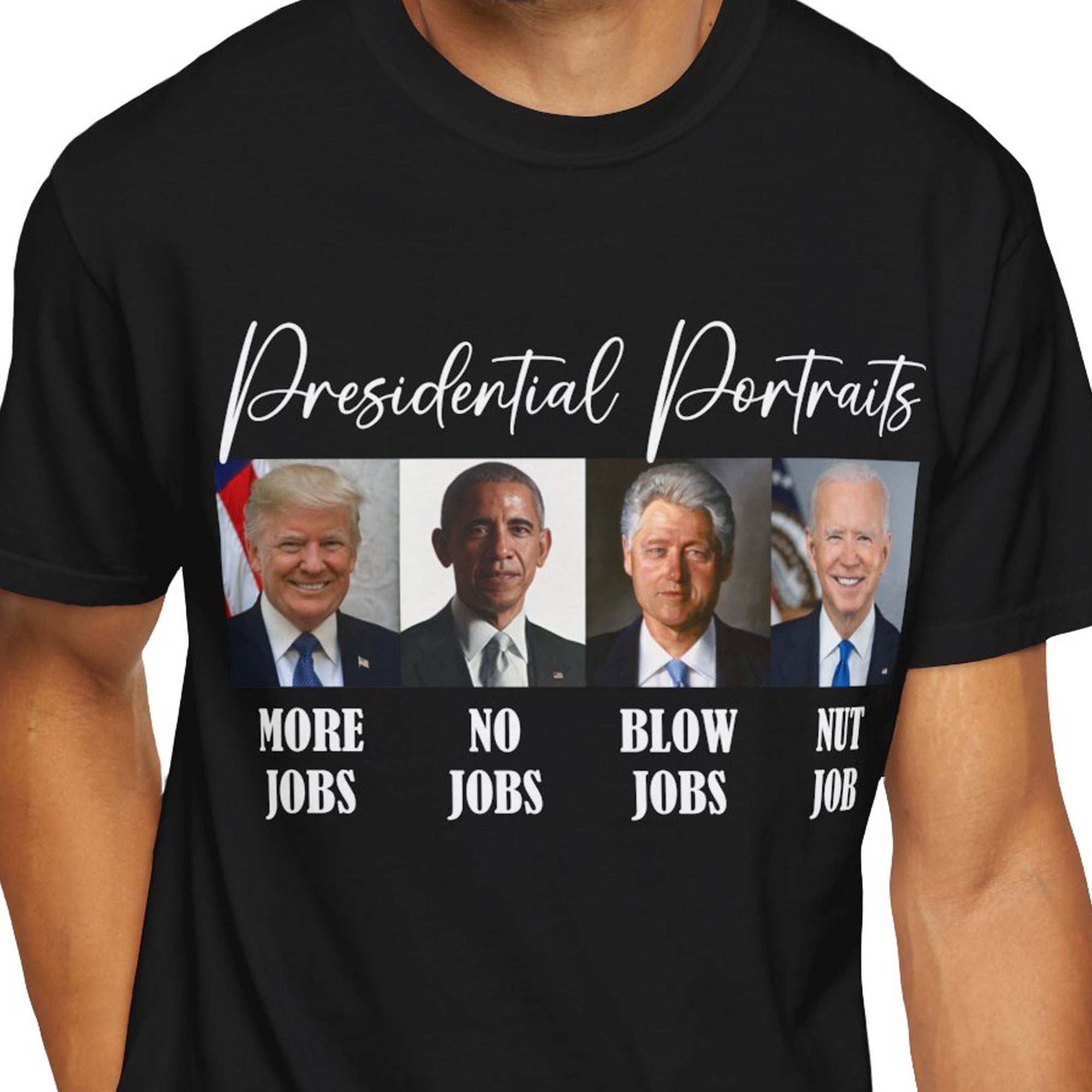 Presidential Portraits Shirt | Donald Trump Homage Shirt | Donald Trump Fan Tees C920 - GOP