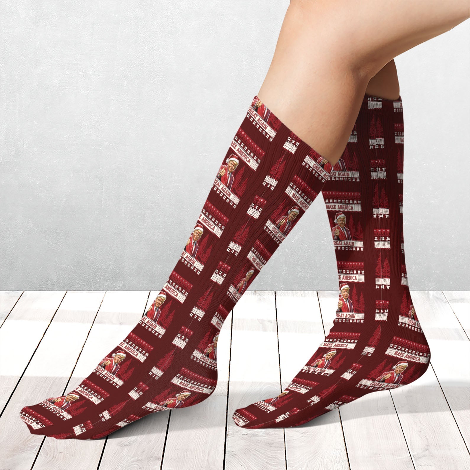 Make America Great Again Socks, Funny Trump Christmas Gift for Christmas, MAGA Gift , Gift For Trump Supporters 681741 - GOP