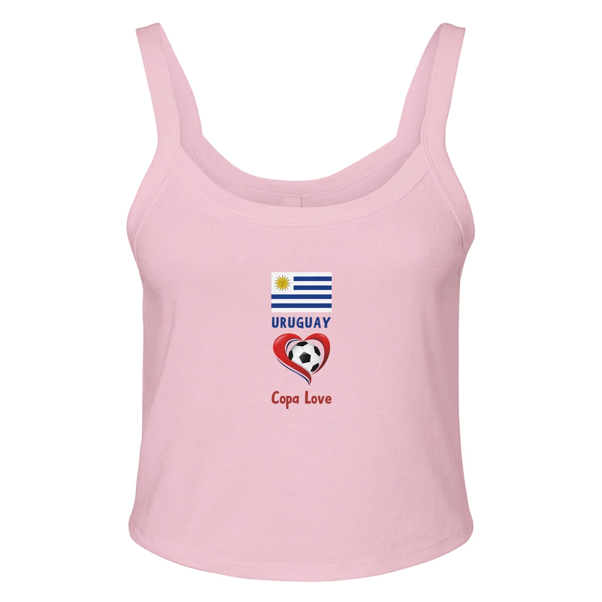 URAGUAY - Copa love Women's Micro Ribbed Scoop Tank | Bella + Canvas