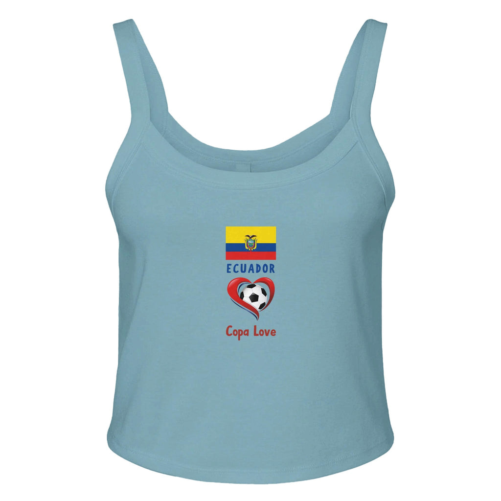 ECUADOR - Copa Love Women's Ribbed Scoop Tank | Bella + Canvas