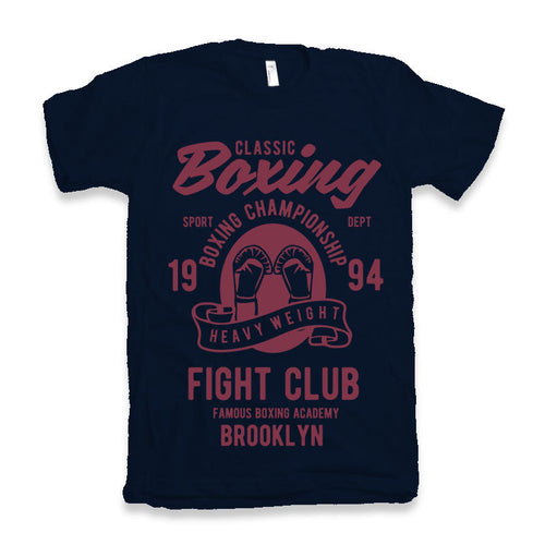 Classic Boxing Men's Bamboo Viscose/Organic Cotton Short Sleeve Graphic T-Shirt