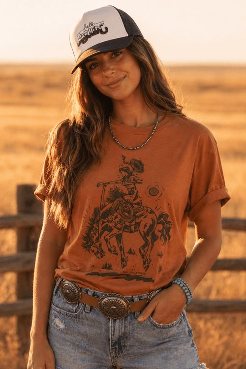 Cowgirl Rider Graphic Tee