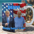 My Dad With Donald Trump Custom Photo Full Wrap Mug, Father's Day Mug, Father's Day Gift Ideas 682046 - GOP