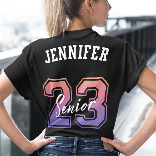 Class Of 2023 Personalized Custom Name Backside Shirt C394