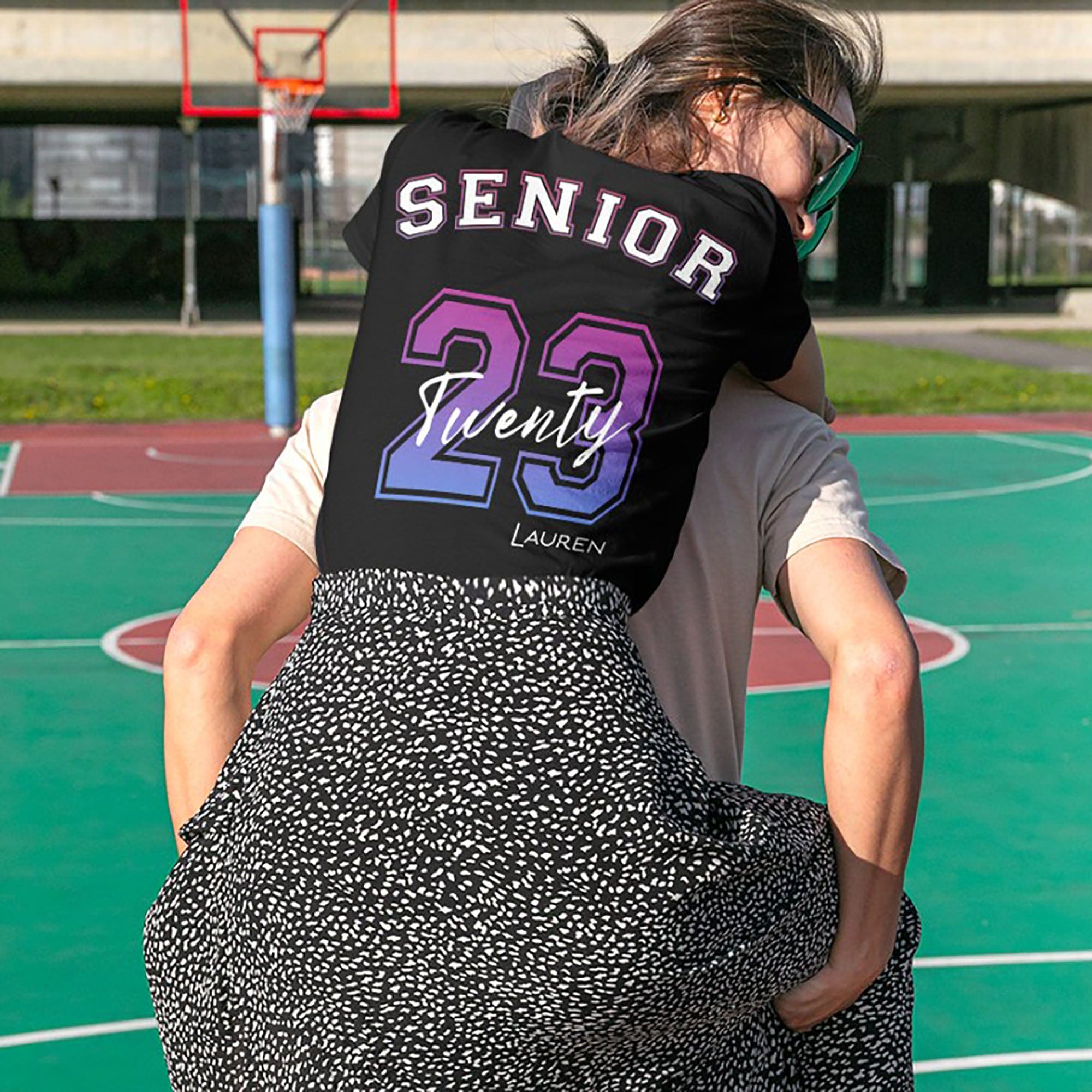 Senior 2023 Personalized Custom Backside Shirt C394