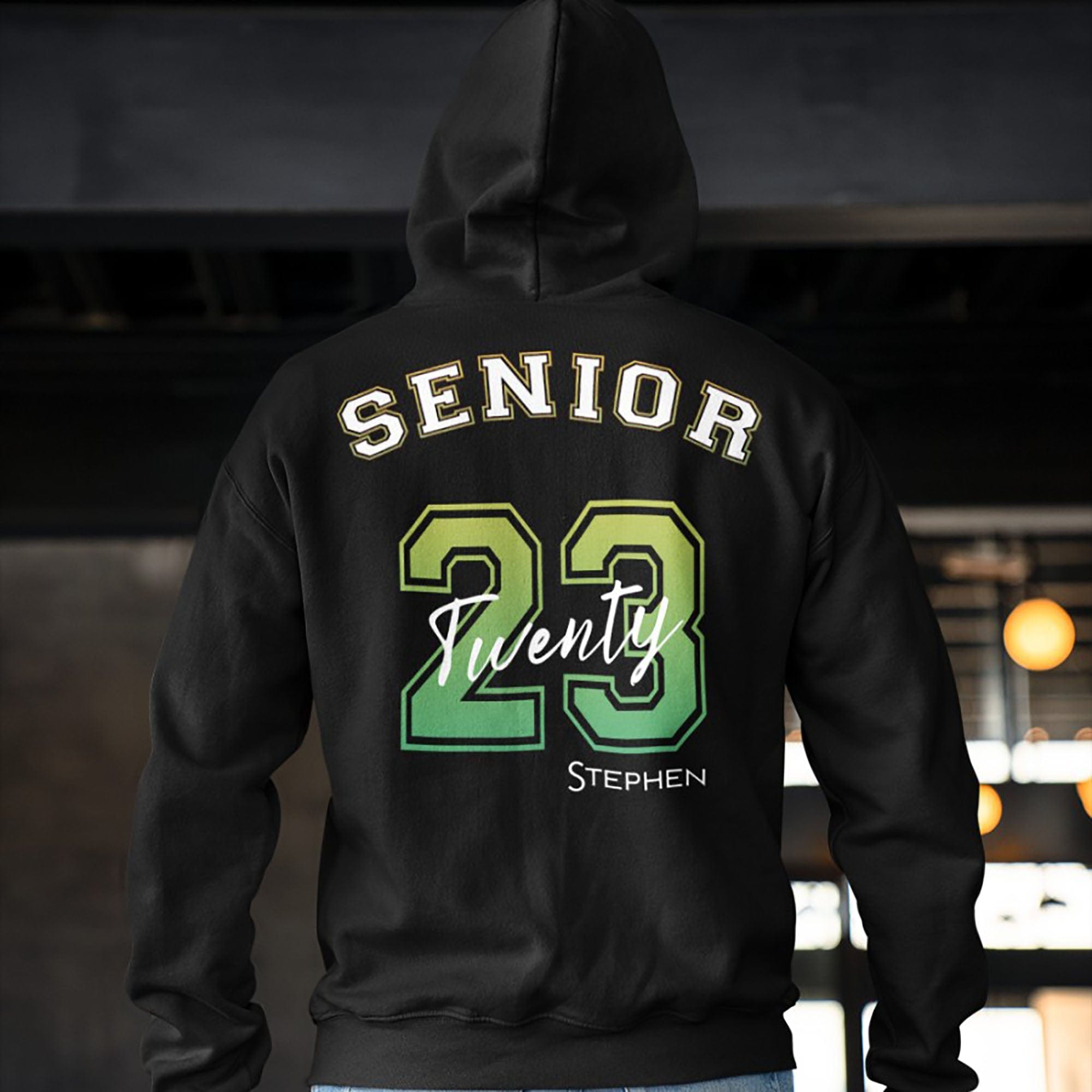 Senior 2023 Personalized Custom Backside Shirt C394