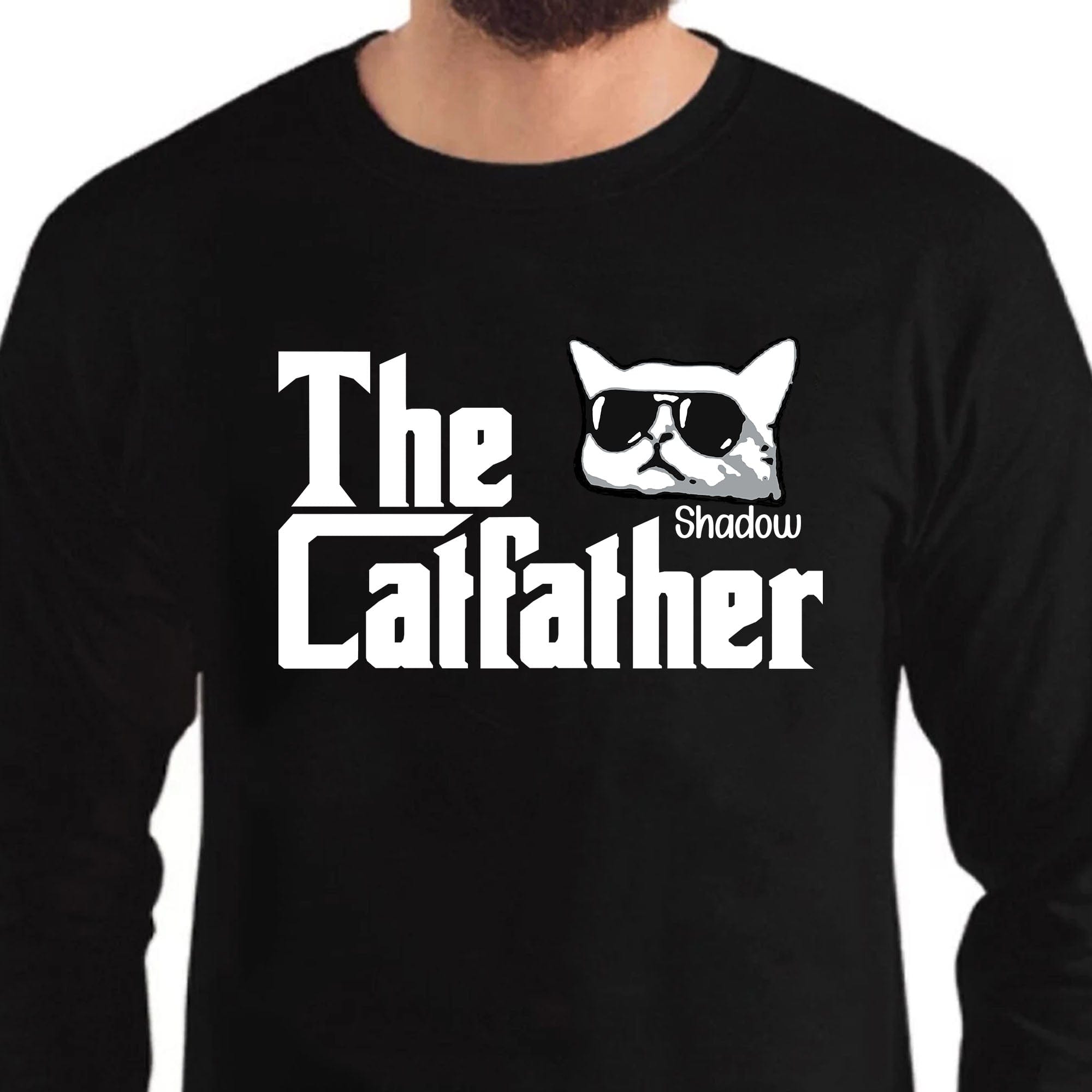 The Catfather Personalized Custom Cat Dad Shirt C553