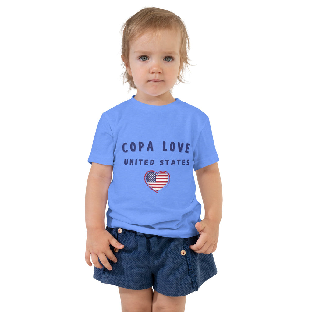 Unites States - Copa Love Toddler Short Sleeve Tee