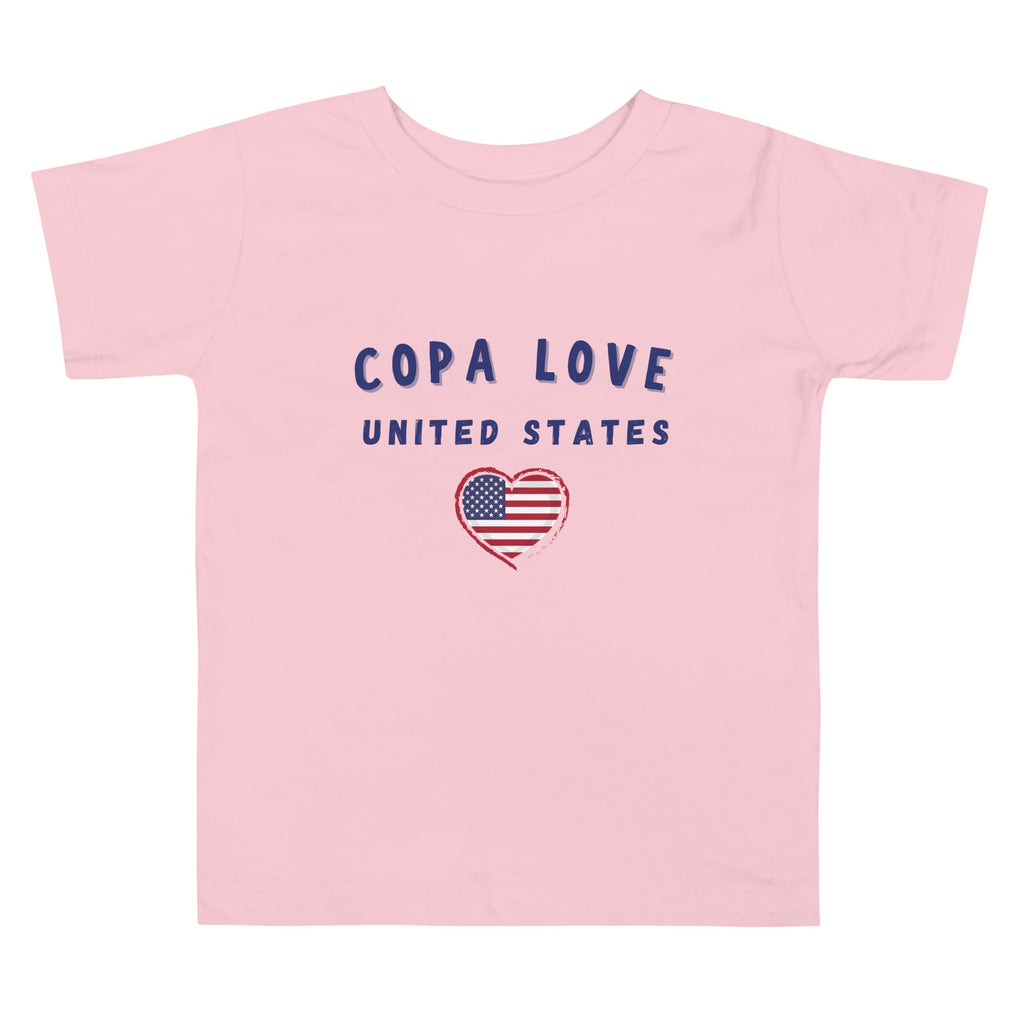 Unites States - Copa Love Toddler Short Sleeve Tee
