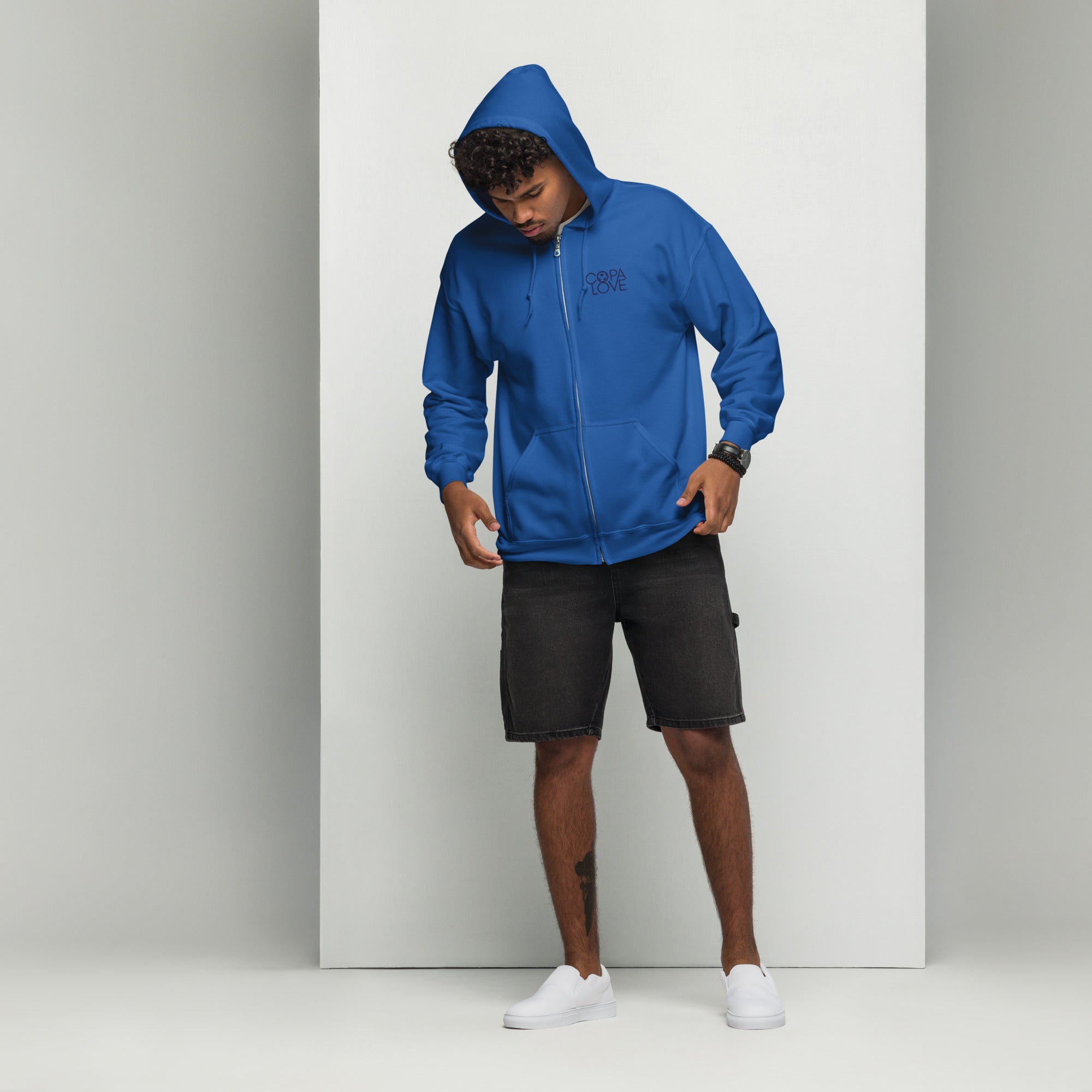 COPA LOVE Unisex Fleece Zip Hoodie – Everyday Comfort Meets Effortless Style