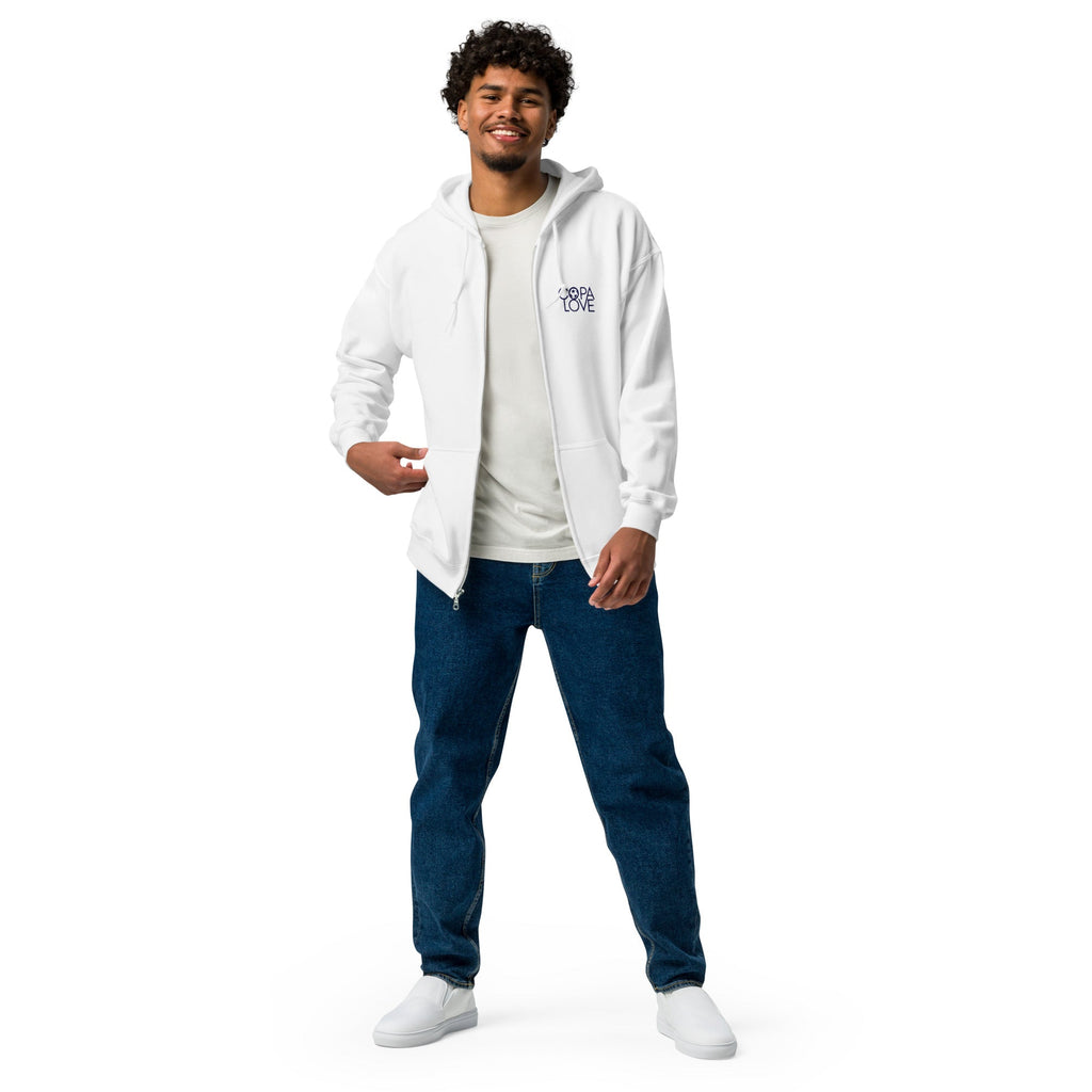 COPA LOVE Unisex Fleece Zip Hoodie – Everyday Comfort Meets Effortless Style