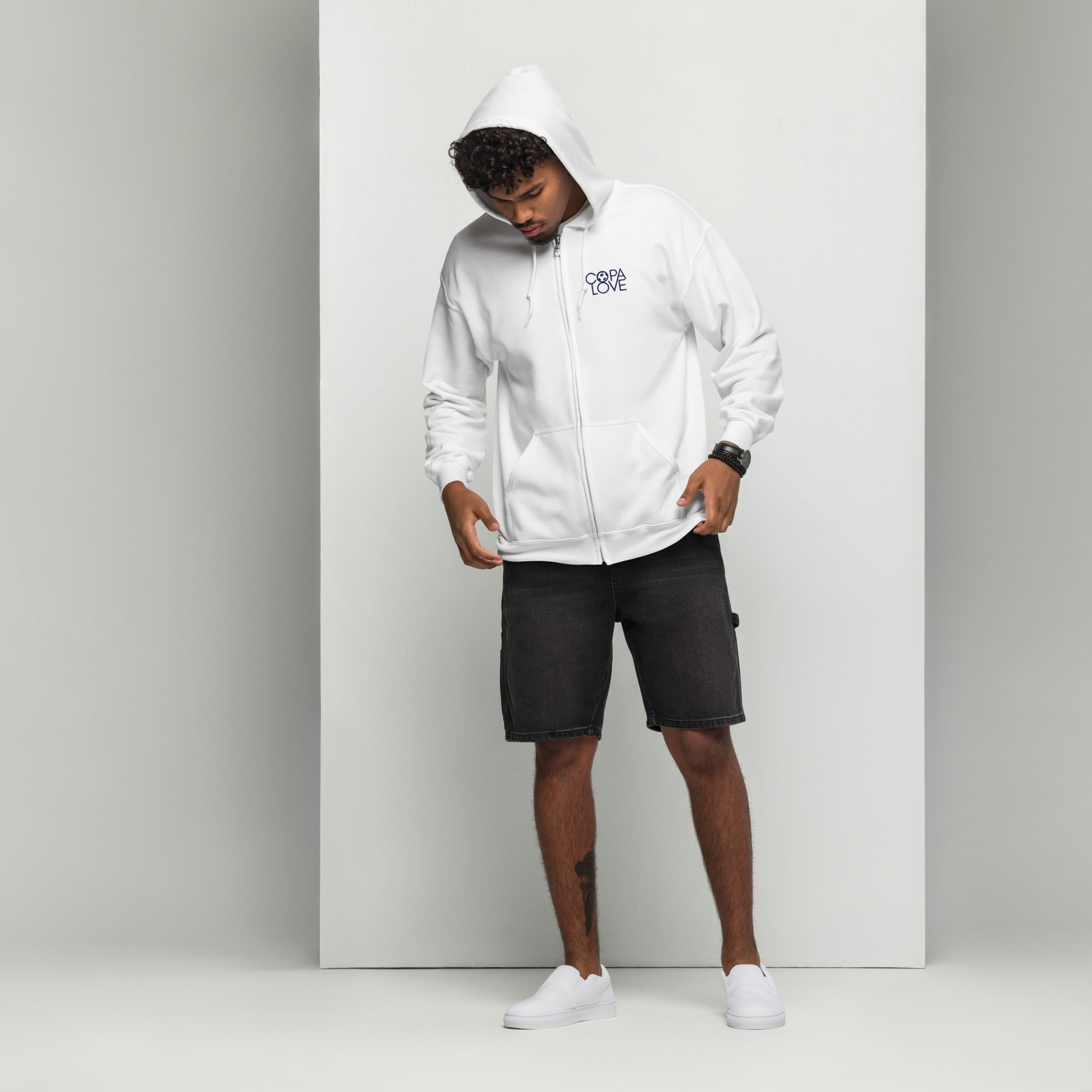 COPA LOVE Unisex Fleece Zip Hoodie – Everyday Comfort Meets Effortless Style