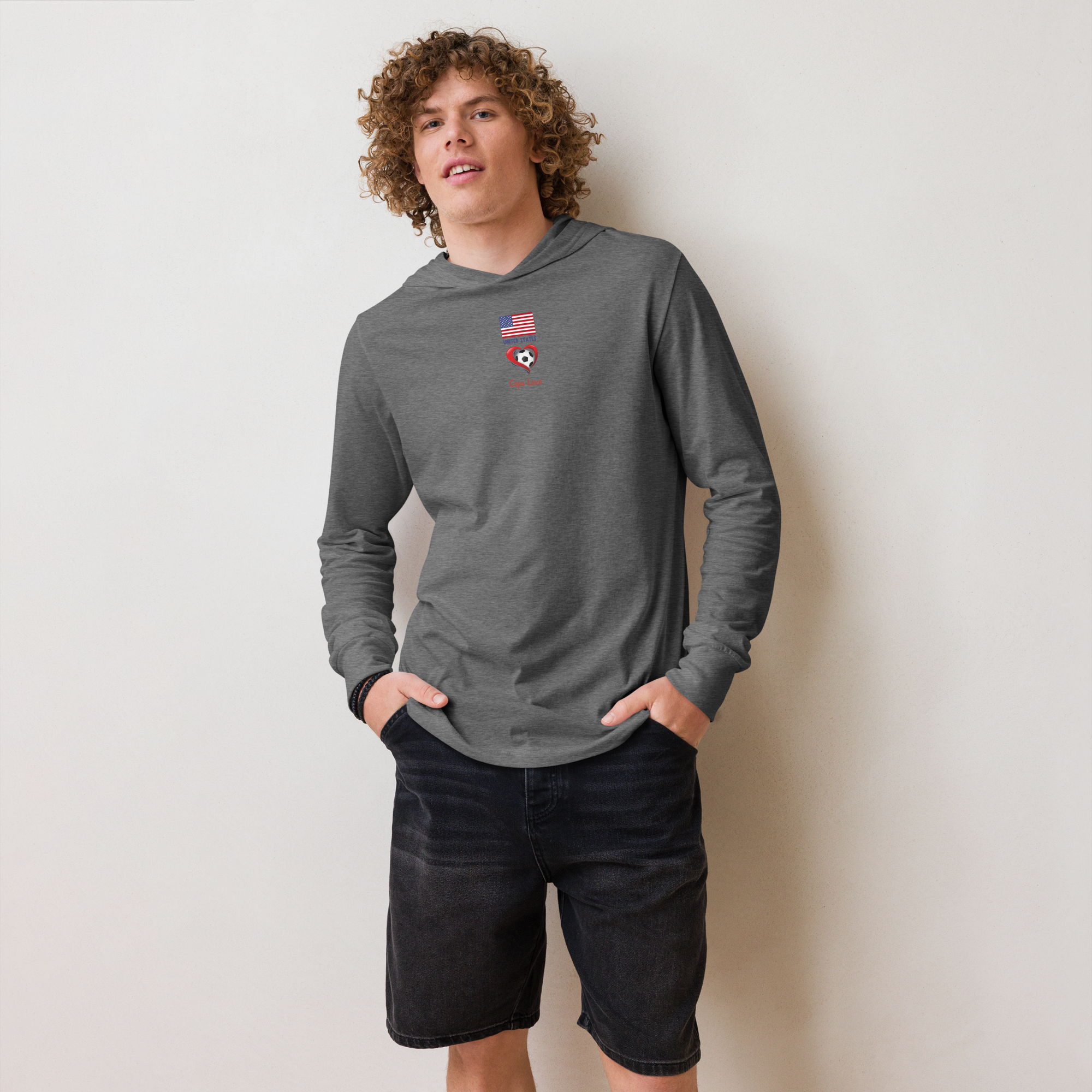 USA - Copa Love Hooded long-sleeve tee