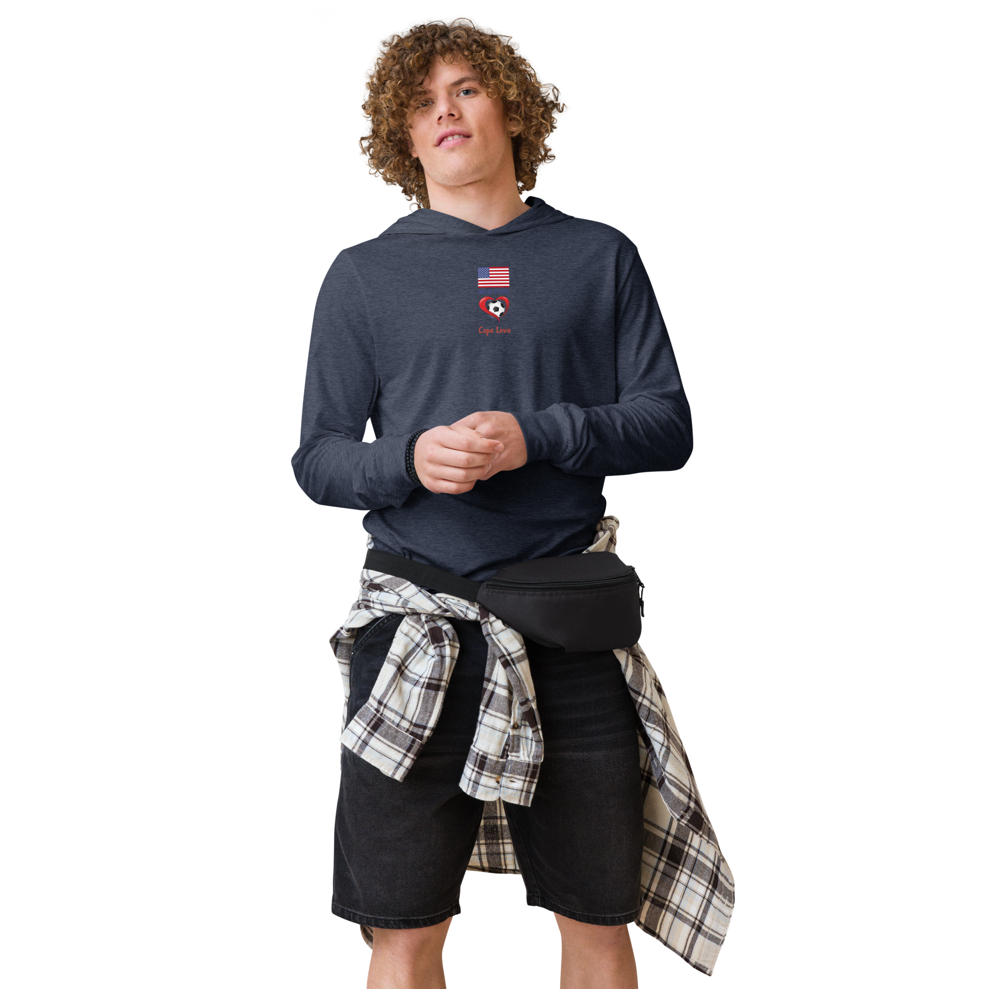 USA - Copa Love Hooded long-sleeve tee