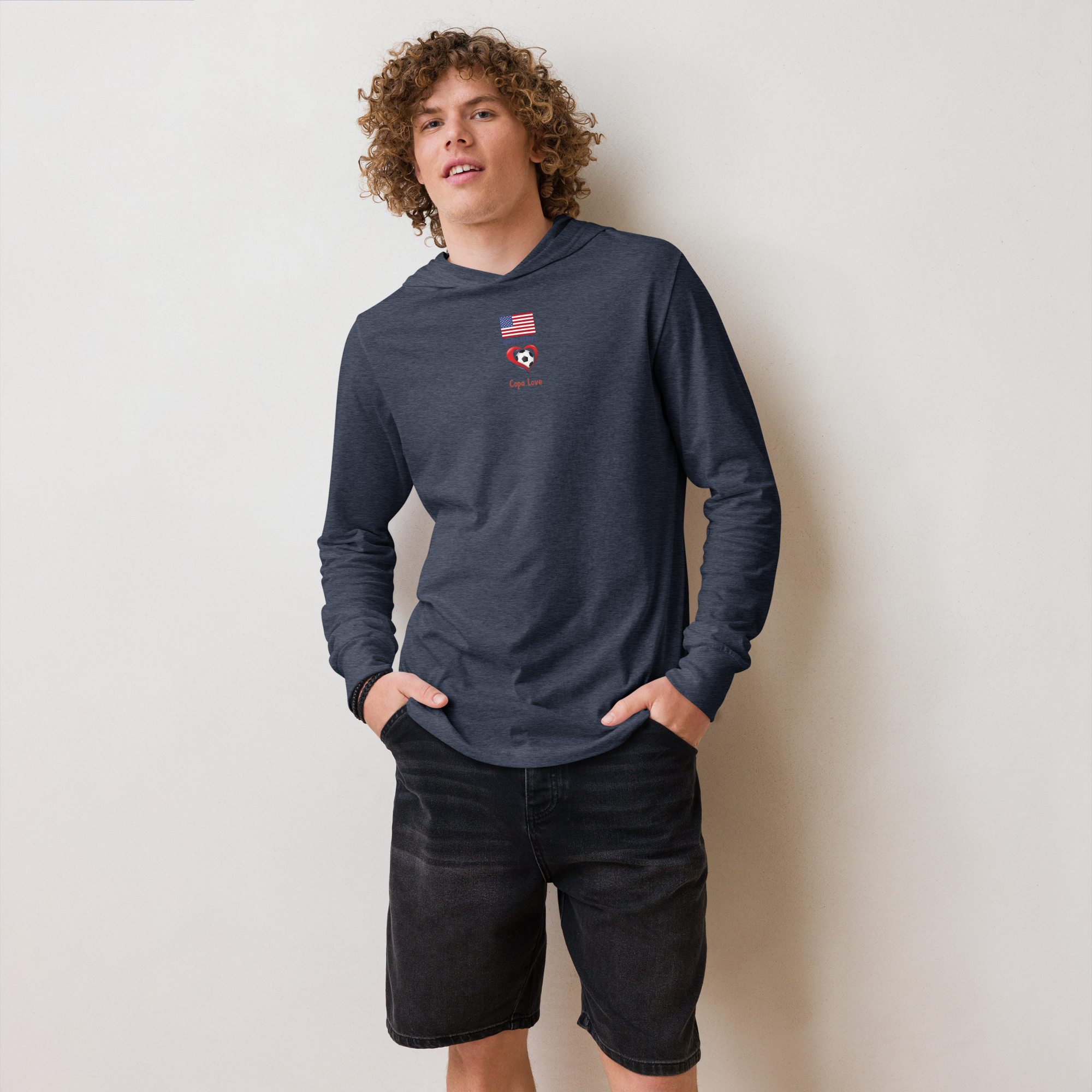USA - Copa Love Hooded long-sleeve tee
