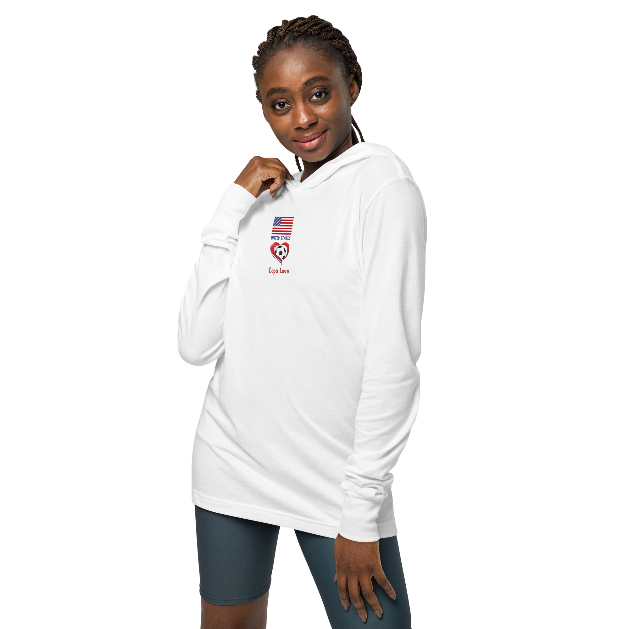 USA - Copa Love Hooded long-sleeve tee