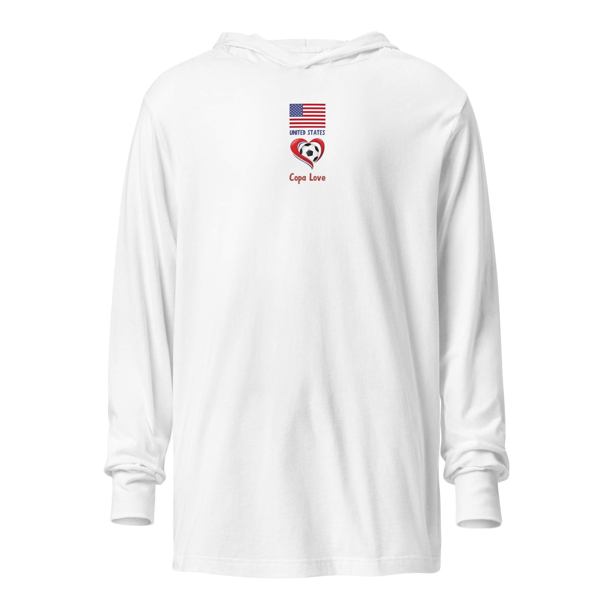 USA - Copa Love Hooded long-sleeve tee