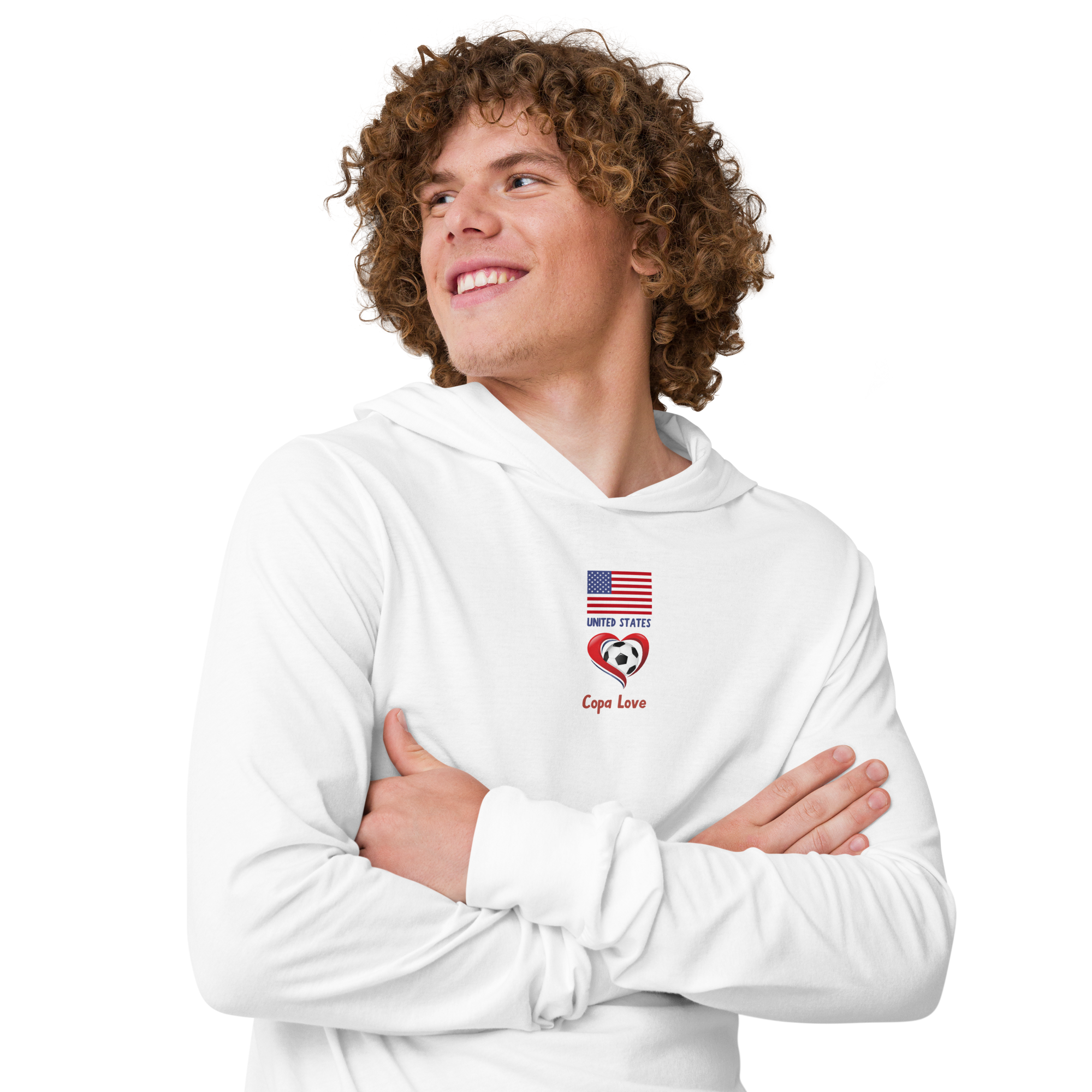 USA - Copa Love Hooded long-sleeve tee